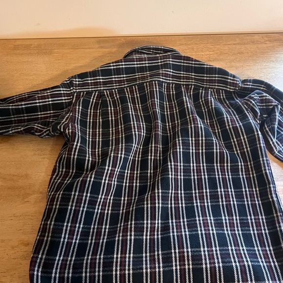 Cabelas Shirt Mens M Heavy Thick Flannel Field Shacket Jacket Outdoor Hunting - Picture 4 of 4